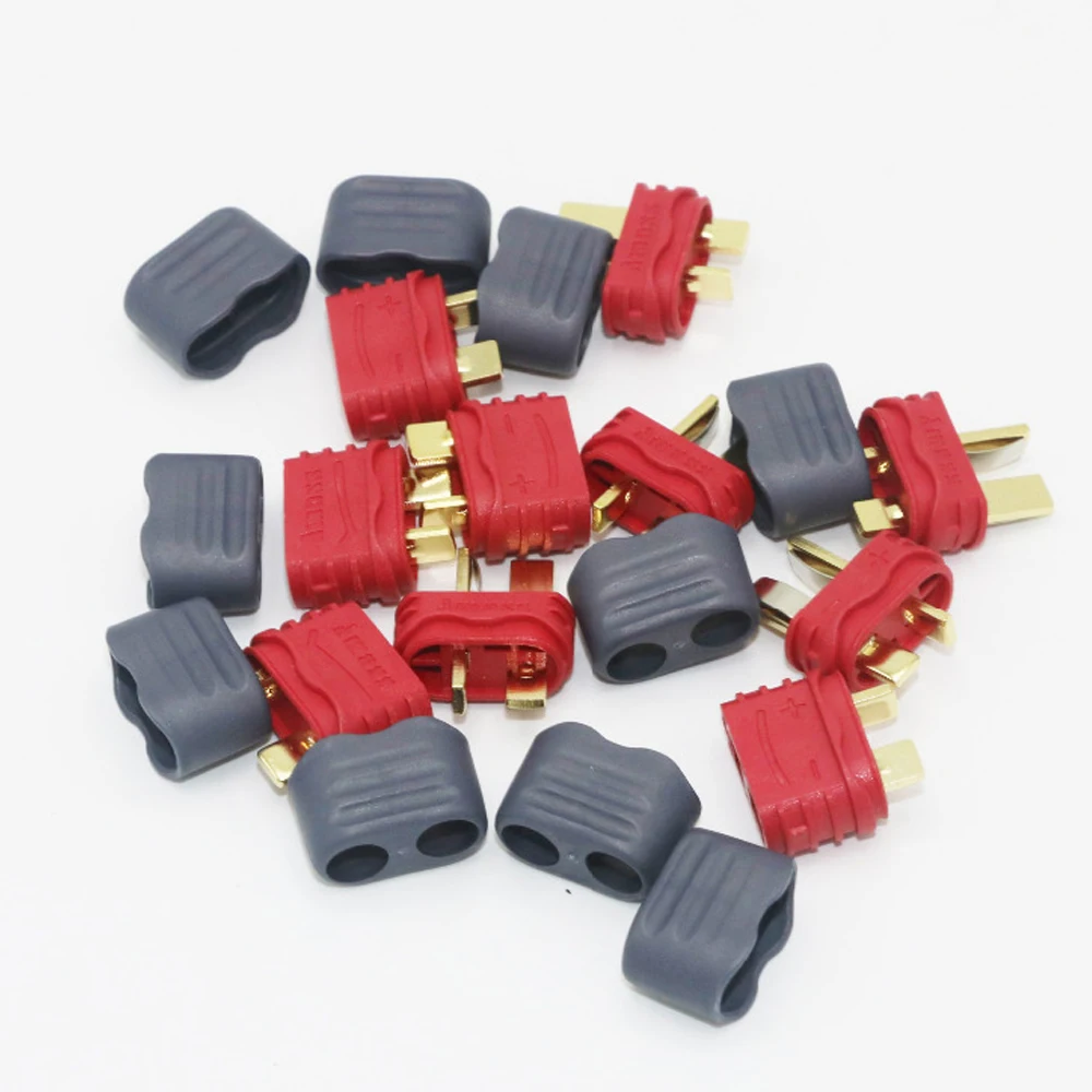 Register shipping 50pairs lot Amass T Plug Deans Connector With Sheath Housing For RC Lipo Battery