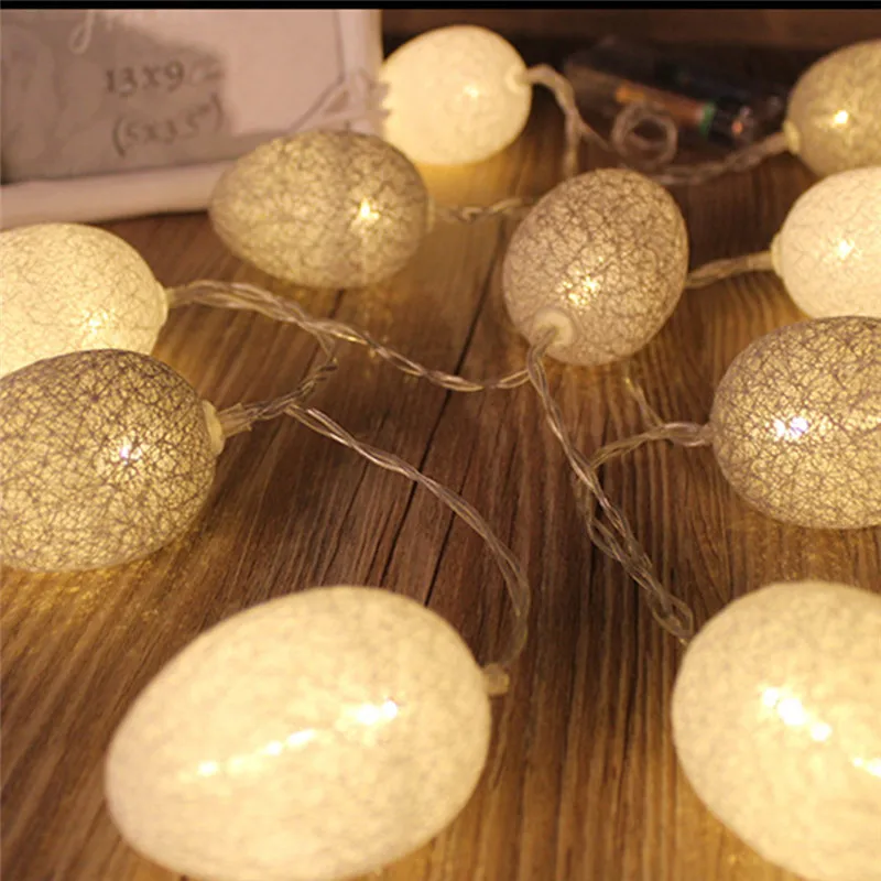 

New LED Egg Easter Egg Easter Egg party string decorative lights white string lights 1.8/3.2/4.8m