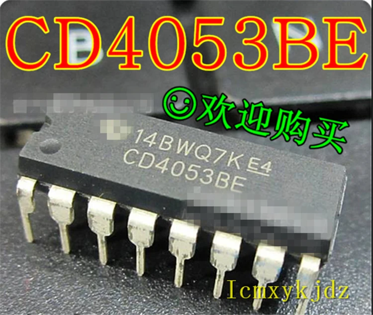 10 шт./лот CD4053BE HEF4053BP DIP-16 новый оригинальный продукт бесплатная доставка быстрая |