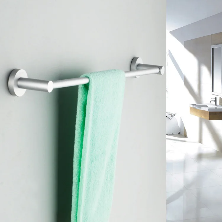 1 Pcs Aluminum bathroom Single Towel Bar Racks Holders Bathroom