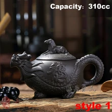 Подлинный исинский чайник дракон и лошадь чайник большой емкости китайский чайник "Зодиак" ручной чайный набор чайник кунг-фу чайник