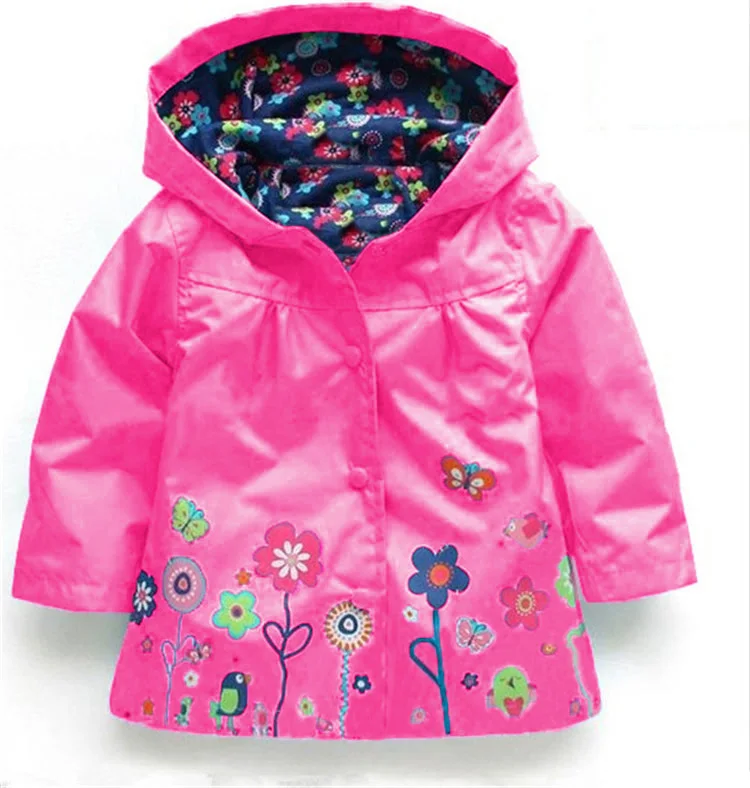 KEAIYOUHUO/ зимняя куртка для девочек; куртка для мальчиков; детская теплая верхняя одежда; пальто для мальчиков; ветровка с динозавром; плащ; детская одежда - Цвет: Mei red