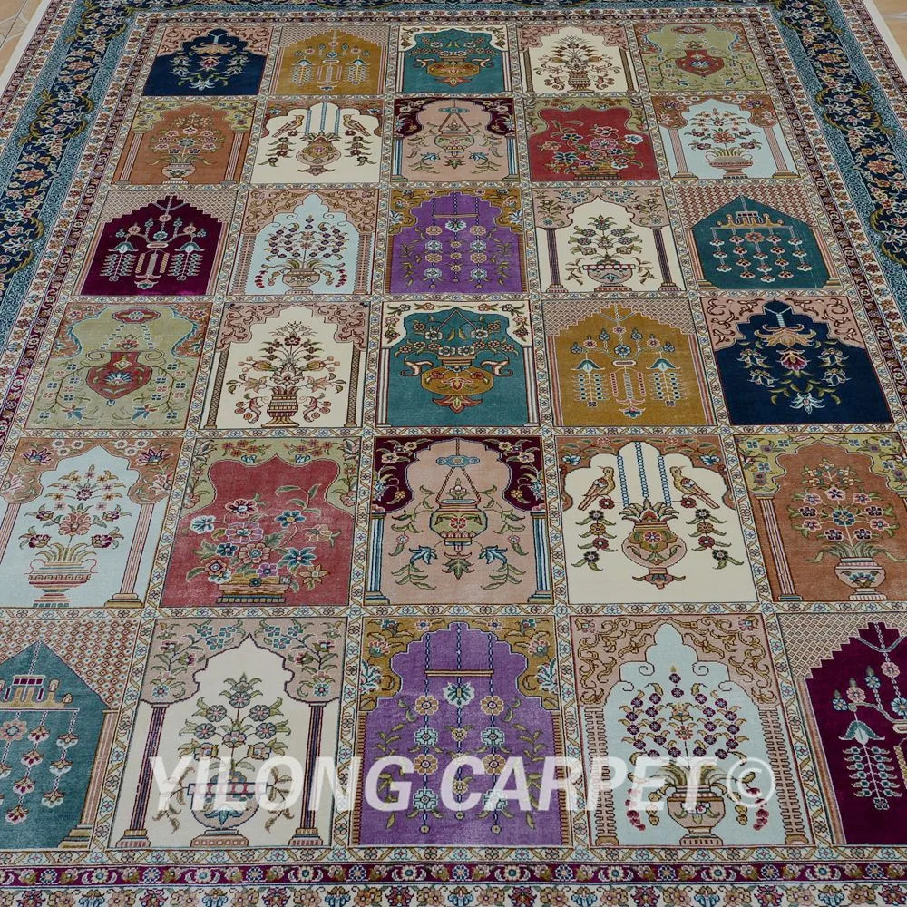 Yilong 5,5 'x8' персидский ковер прямоугольник vantage четыре сезона ручной работы турецкие ковры(0787
