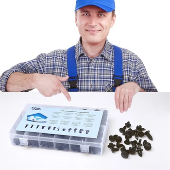 

Car Styling Partment 240pcs Interior Push Pin Rivet Trim Clip Body Moulding Set Rivets For Luxgen 5 7 Suv U6 U7 Turbo