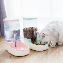 3.8L автоматическая кормушка для домашних животных еда и бутылка чаша дозатора для питья блюдо для собак и кошек