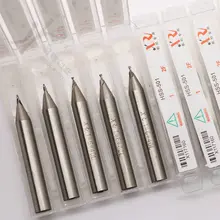 3 шт./лот острый HSS конец фрезерный ключ фрезерный станок 1,0 мм 2 зуба фрезерный станок закрутка