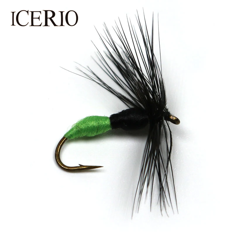 ICERIO 8 шт. зеленые жесткие муравьи мокрые мухи модель 10|fishing lure|fly fishing lurehard body |