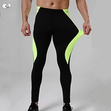 Мужские летние компрессионные колготки для бега Базовый Слой Спортивные Леггинсы для бега одежда для спортзала фитнеса быстросохнущие брюки