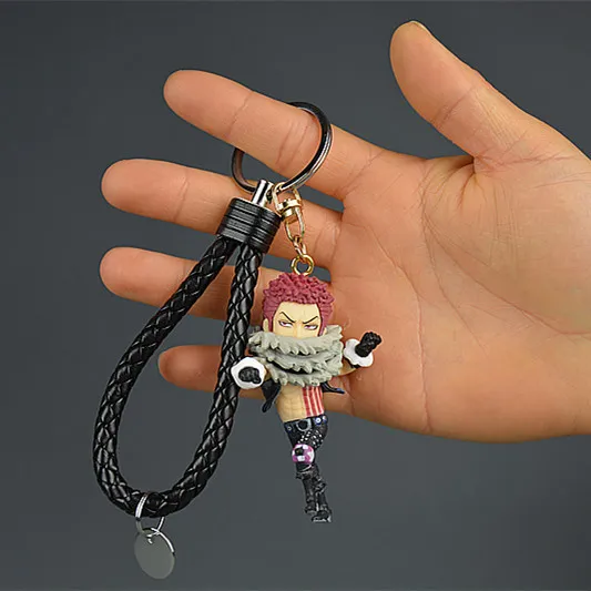 

IVYYE 1PCS One Piece Katakuri Anime Action Figure Key Chain PVC Figures Keyring Toys Keychain Keyholder Unisex Gifts NEW