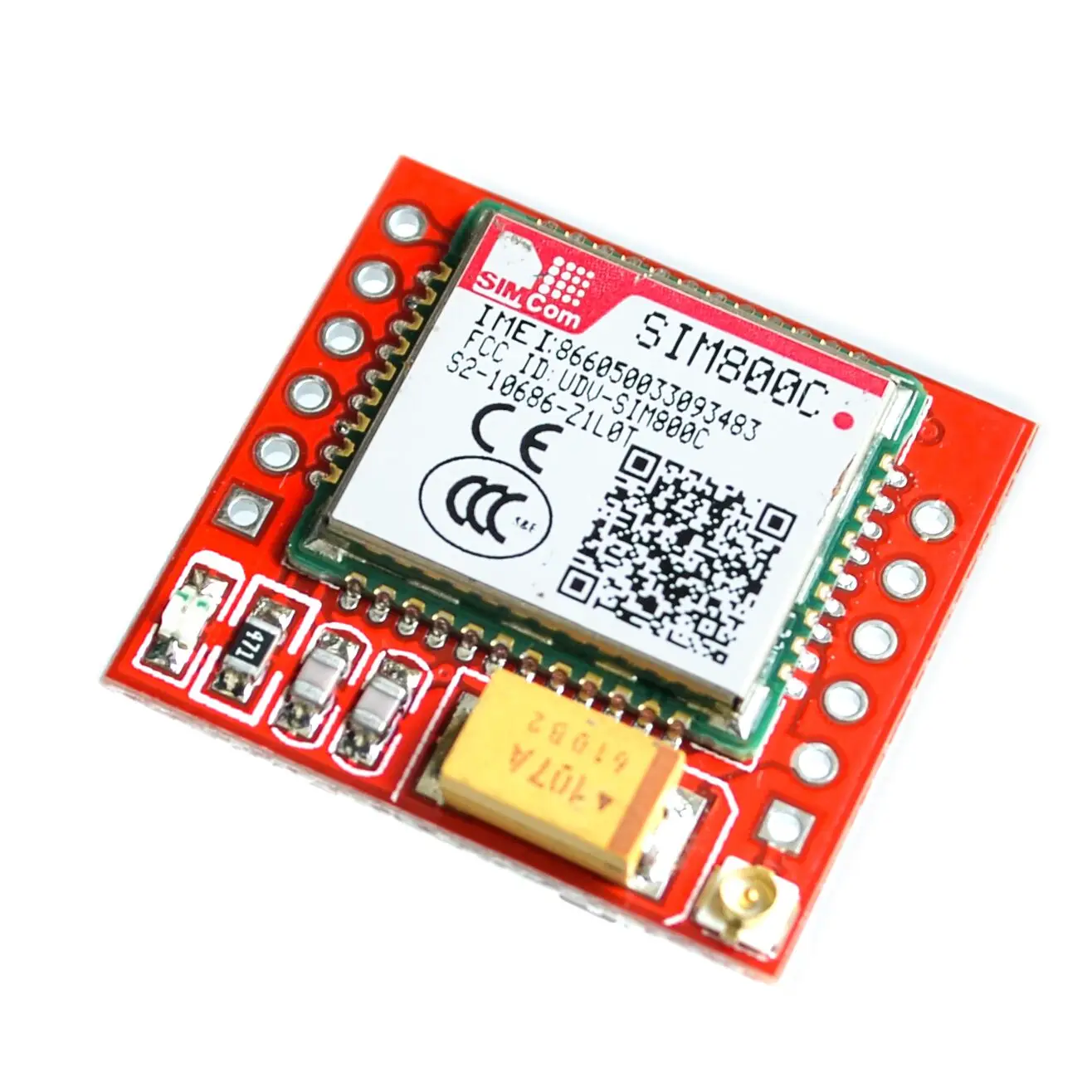 SIM800 SIM800C GSM GPRS модуль 5 В/3,3 в ttl макетная плата IPEX с Bluetooth и TTS STM32 C51