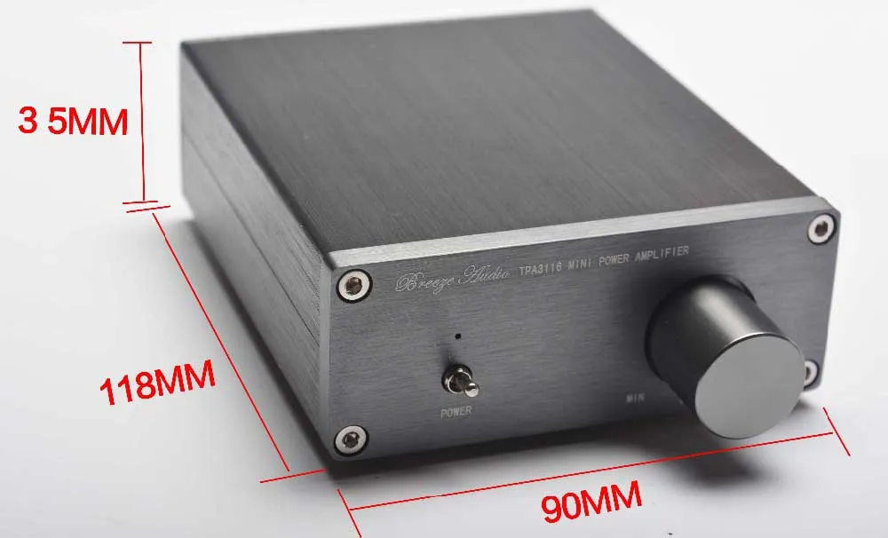 Бриз аудио мини Hi-Fi класс 2,0 аудио стерео цифровой мощности для домашнего кинотеатра, усилитель TPA3116 расширенный 2*50 Вт
