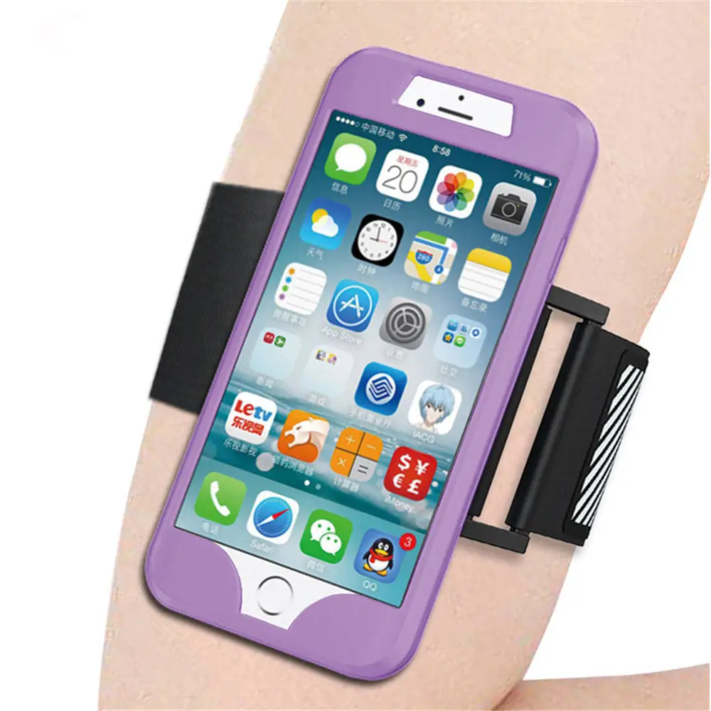 2 in 1 Detachable Sport Armband Phone Case Bag for iPhone X Running GYM Arm Band Belt Cover Case for iPhone 7 8 Plus (36)