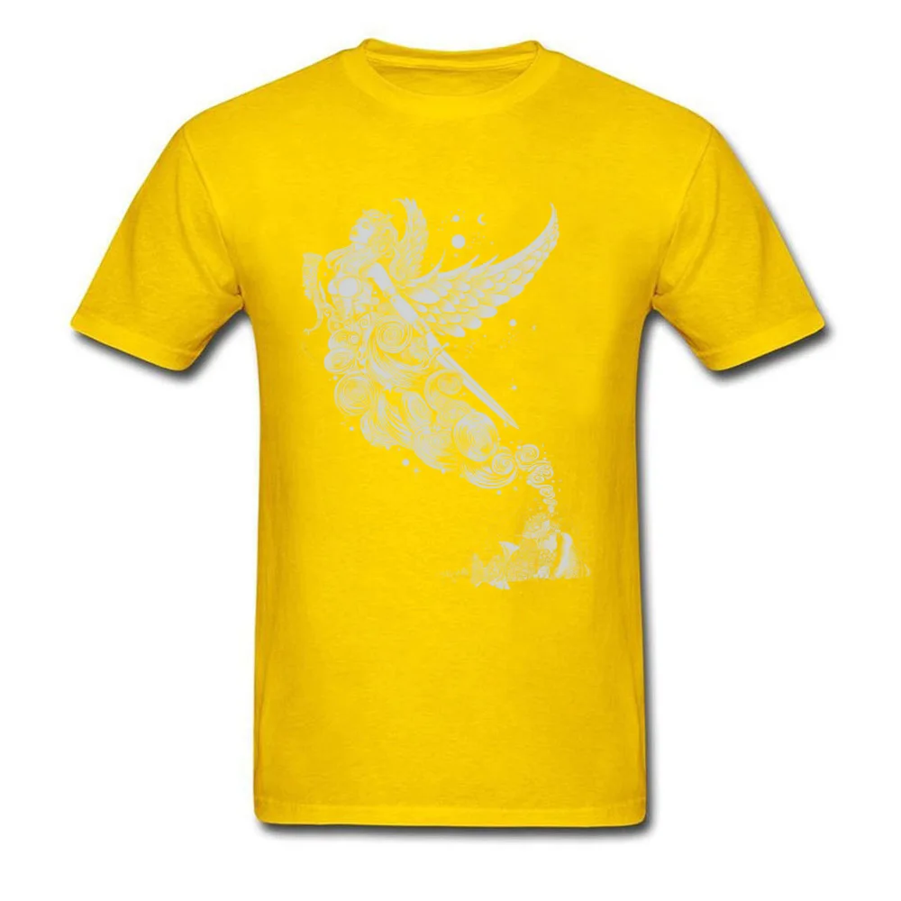 The Night Before the Battle 100% Cotton Fabric Tops & Tees for Men Printed Tshirts Casual Brand O-Neck Tee Shirt Short Sleeve The Night Before the Battle yellow