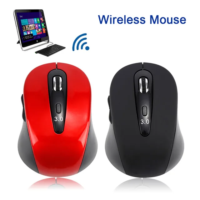 Best Offers Bluetooth Draadloze Muis Ergonomische Optische raton inalambrico 1600 DPI Ajustable Gaming Muizen Voor Computer Laptop Desktop