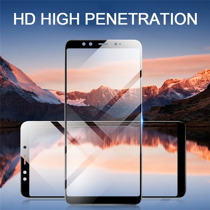 9D закаленное стекло для xiaomi redmi note 5 pro plus 5a 6 6a xiami xiomi Pocophone F1 A2 Mi 8 Lite mix 2 s2