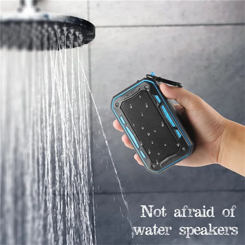 Portable Bluetooth Speaker FM Radio Bluetooth Column HiFi Devices Built-in Microphone Soundbar Wireless Speakers Waterproof