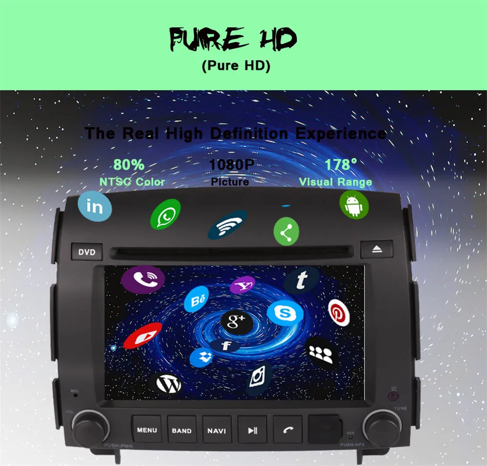 Best 2 Din Android 9.0 Car GPS DVD player For Hyundai sonata NF 2004 2005 2006 2007 2008-17 4G USB Radio BT GPS Navigation Headunit 5