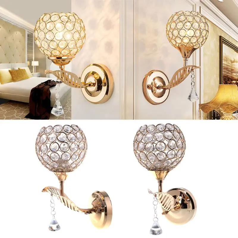 

AC85-285V E27 Creative Crystal LED Wall Light Decorative Lighting Sconce Modern Wall Lamp