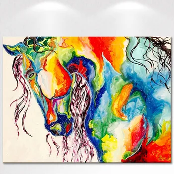 

Canvas Print Animal hourse Oil Painting Wall Art Picture Printed on Canvas wall pictures for living room decorative pictures art