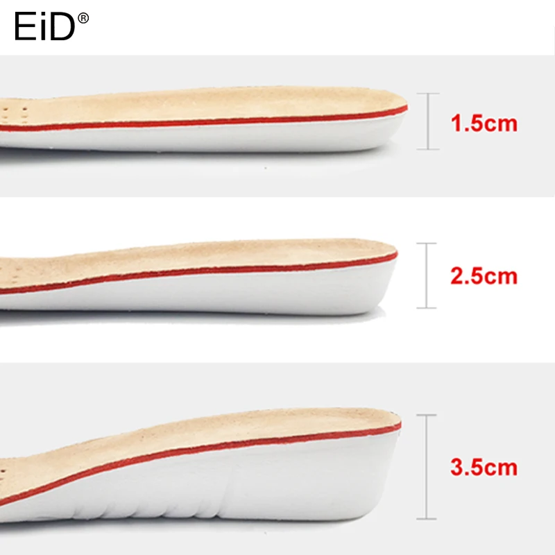 

EiD EVA Height Increase Insole for Men/Women height increasing shoes pad Inserts Care Foot Pads Comfortable soles for shoes