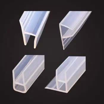 

Frameless balcony window door glass door seal insulation windproof waterproof silicone shower room 8-12mm h/u/F