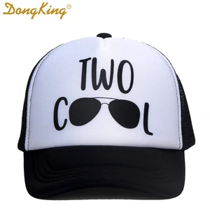 DongKing Kids Birthday Trucker Hat Two Cool Baby Trucker Caps Cool Hats 2 Years Old Baby Gift Boy Girls Birthday Gifts
