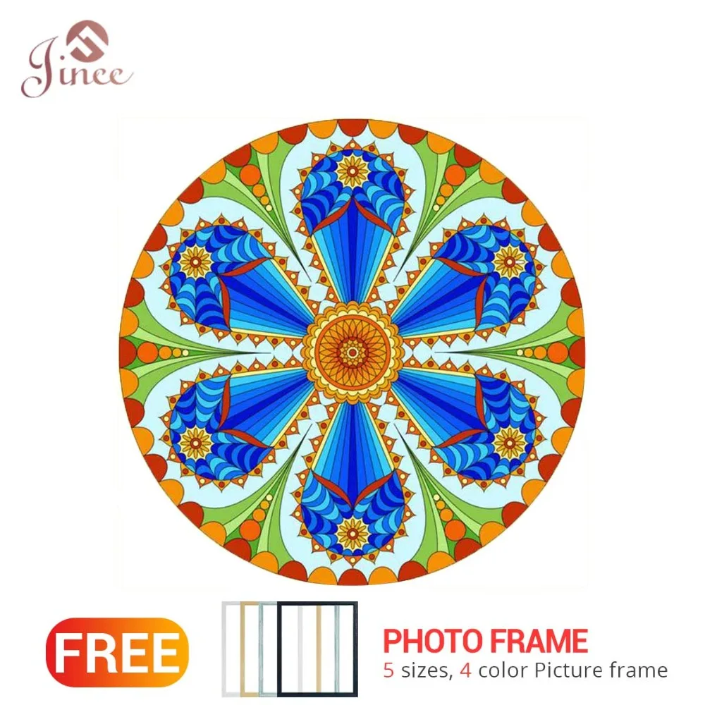 

5D DIY Full Drill Square Round Diamond Embroidery Diamond Painting Mandala Pattern Mosaic Stickers Cross Stitch Decorative Paint