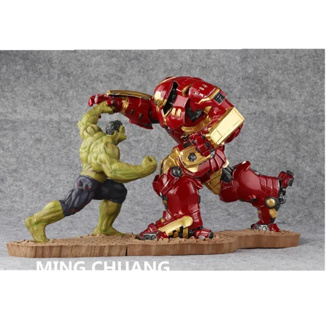 Best Price 2Pcs/set Avengers infinity war Statue Hulk Iron Man MK44 Hulkbuster GK Bust 1:10 Full-length Portrait Resin Action Figure Toy 