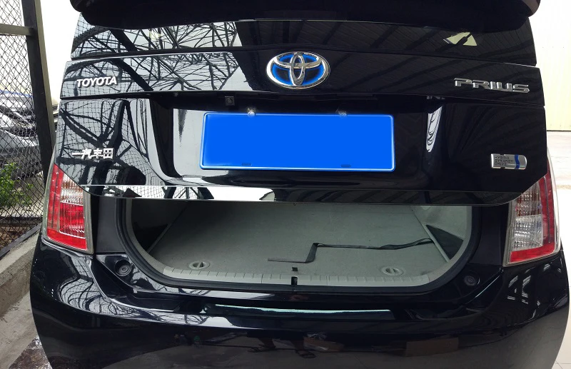 Крышка двери багажника из нержавеющей стали для Toyota Prius ZVW30 2010 2011 2012 2013 год