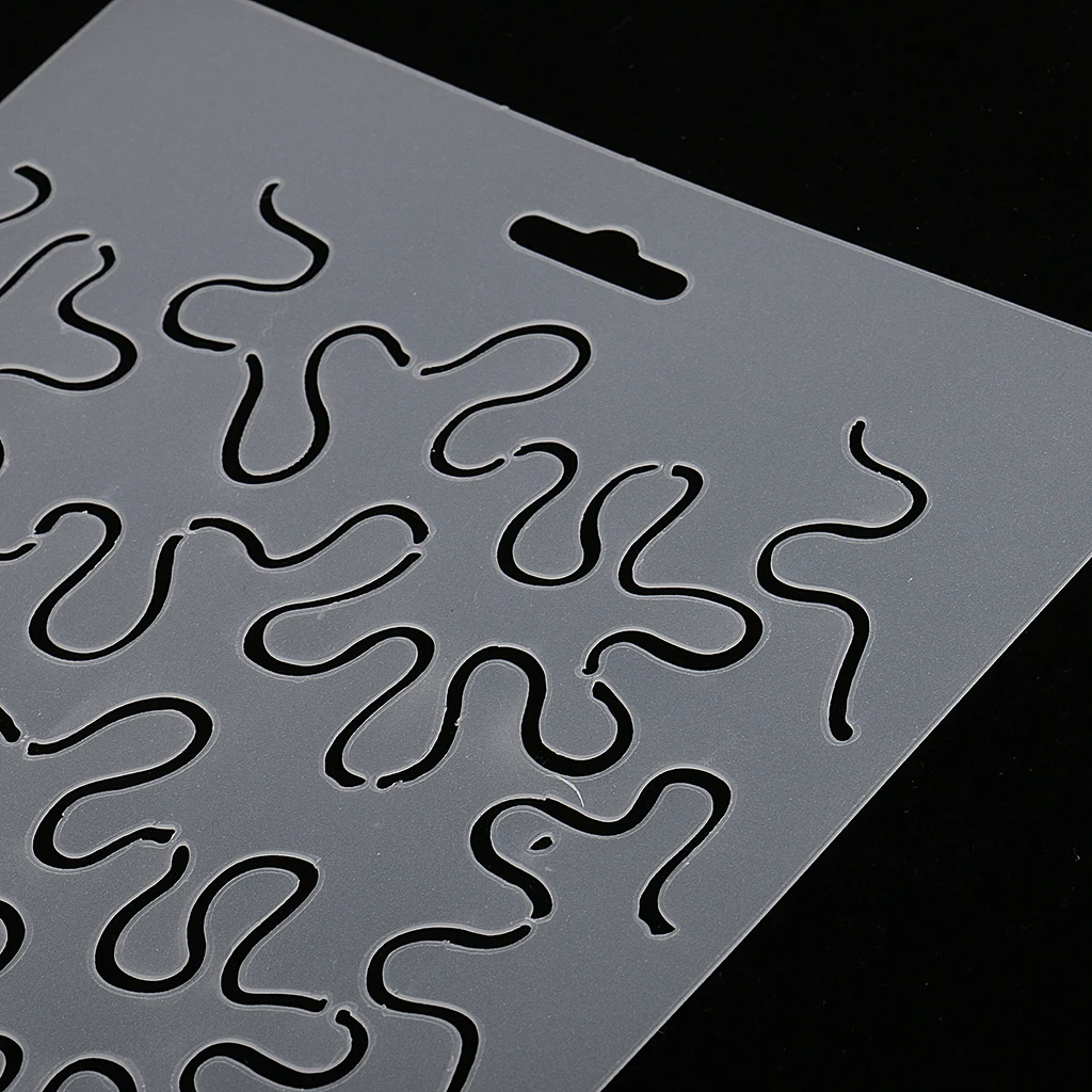 Plastic Drawing Template Stencil For Quilt Embroidery Patchwork Sewing #11