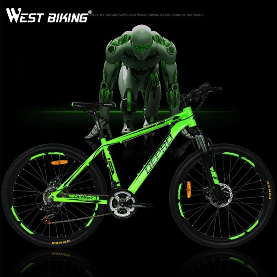 Sale Mountain Bike Aluminum Alloy 21 speed Dual Disc Brakes 26 inch Variable Speed Drive Bicycle Men & Women Students Cycling Bicicle 2