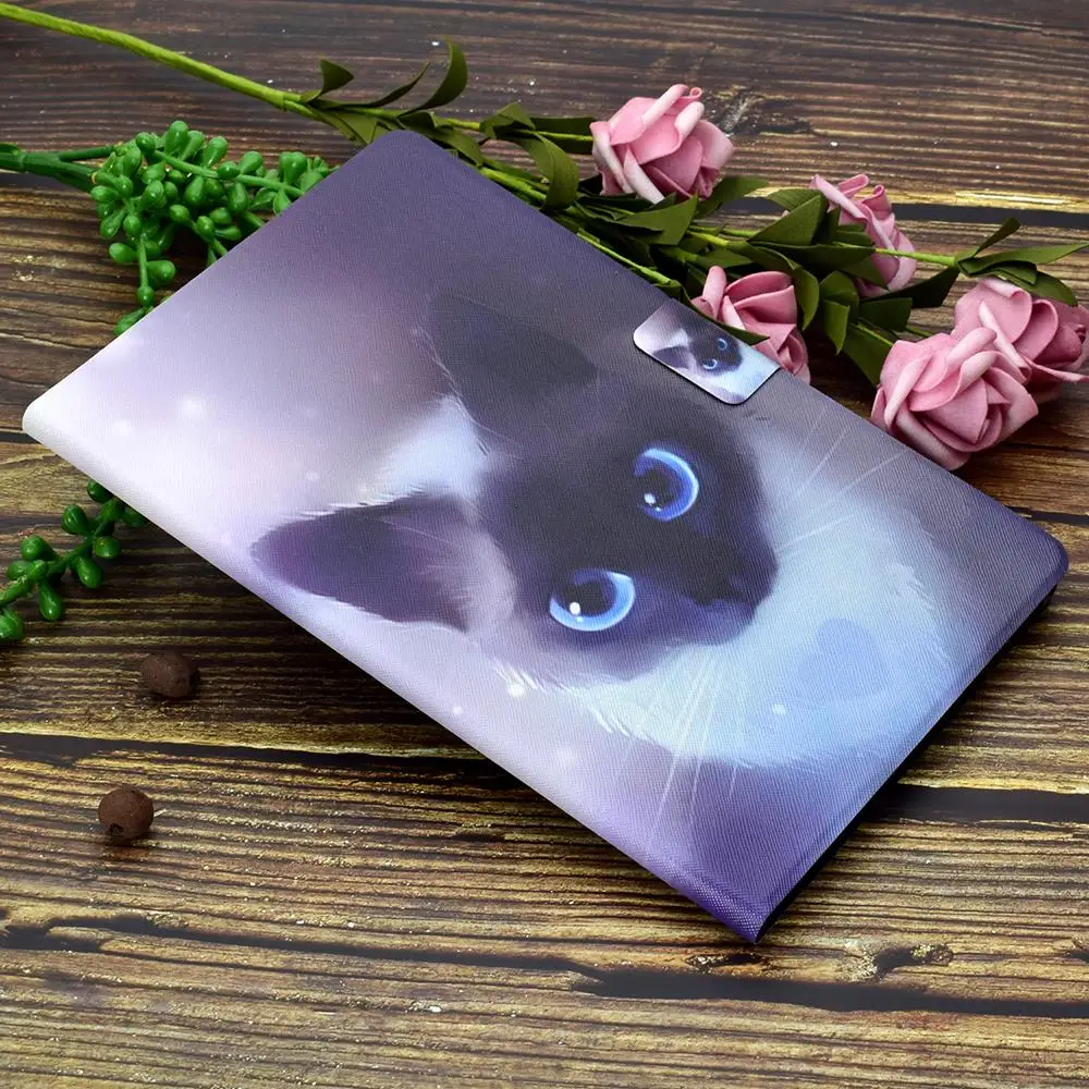 Stand Flip Case For iPad Pro 11"() Smart Cover Funda For New iPad Pro 11 inch PU Leather Dog Elephant Cat Owl Pattern