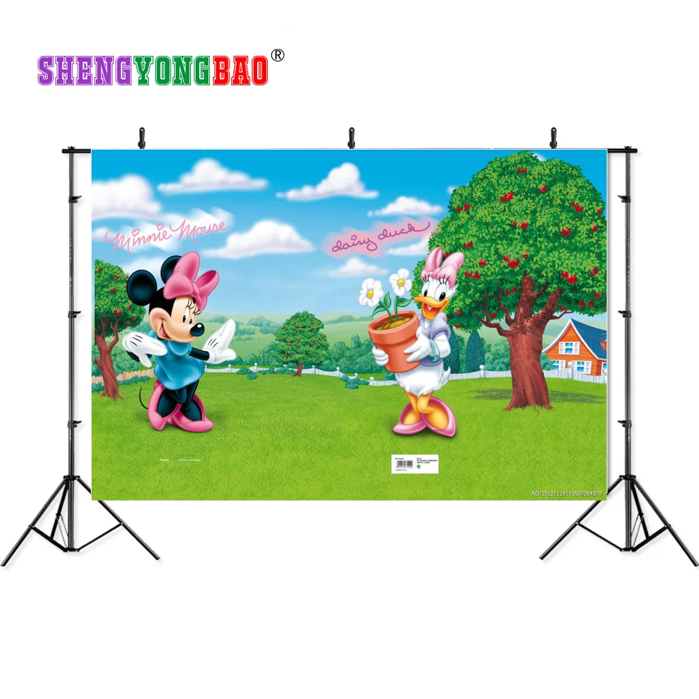 

SHENGYONGBAO Vinyl Backdrops for Photography Mickey Mouse theme Photo Studio Background NML-1064