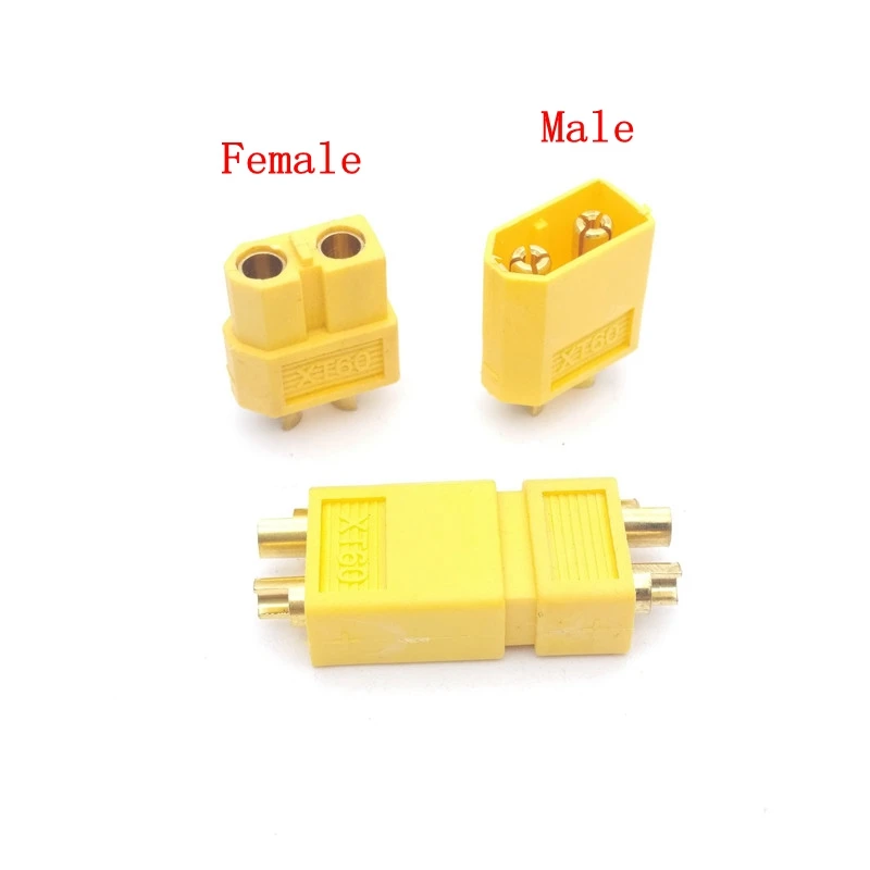 10psc High Quality Gold plated XT60 XT 60 XT 60 Plug Male /Female Bullet Connectors Plugs For RC