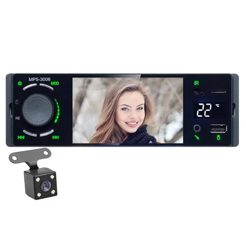 Cheap VODOOL 3006 Car Radio 1 Din 4.1 inch Touch Screen Stereo MP5 Player Autoradio FM BT USB TF AUX LED Temperature Multimedia Player 19