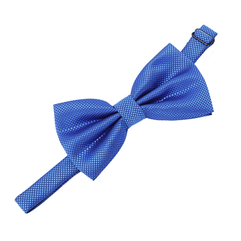 

Unique Bow Tie Bow - Size Adjustable (Royal Blue Checkered)