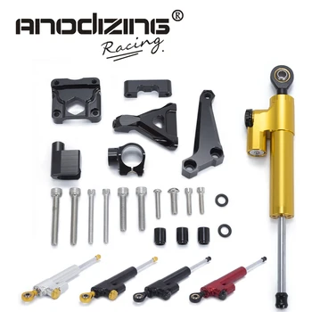 

Motorcycle Steering Damper Stabilizerlinear Reversed Safety Control with Bracket For KAWASAKI Z300 Z250 2015-2016