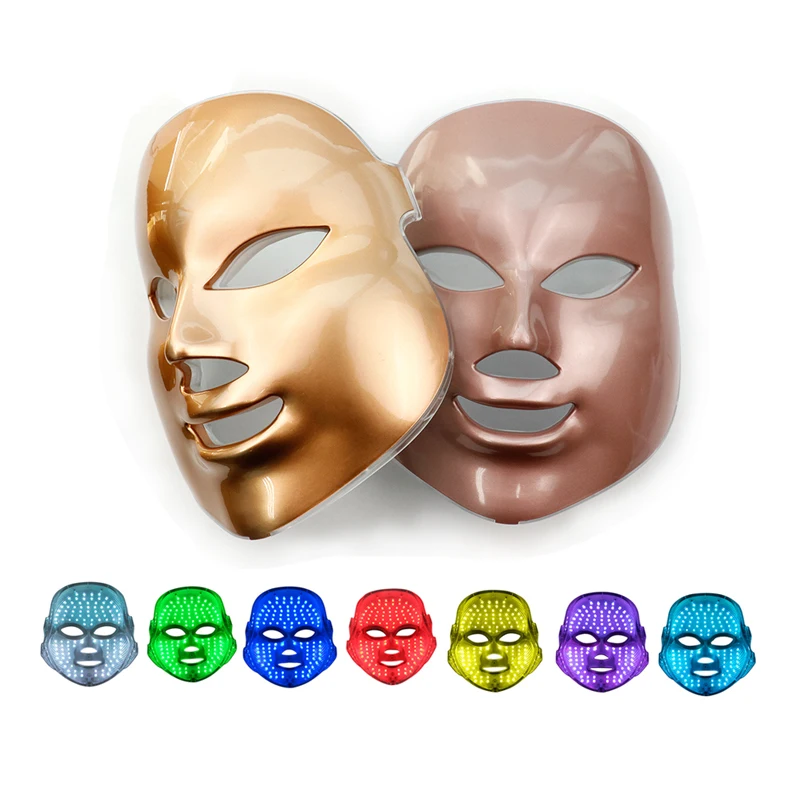 7 Colors LED Facial Mask Korean Photon Therapy Light Face Mask Beauty