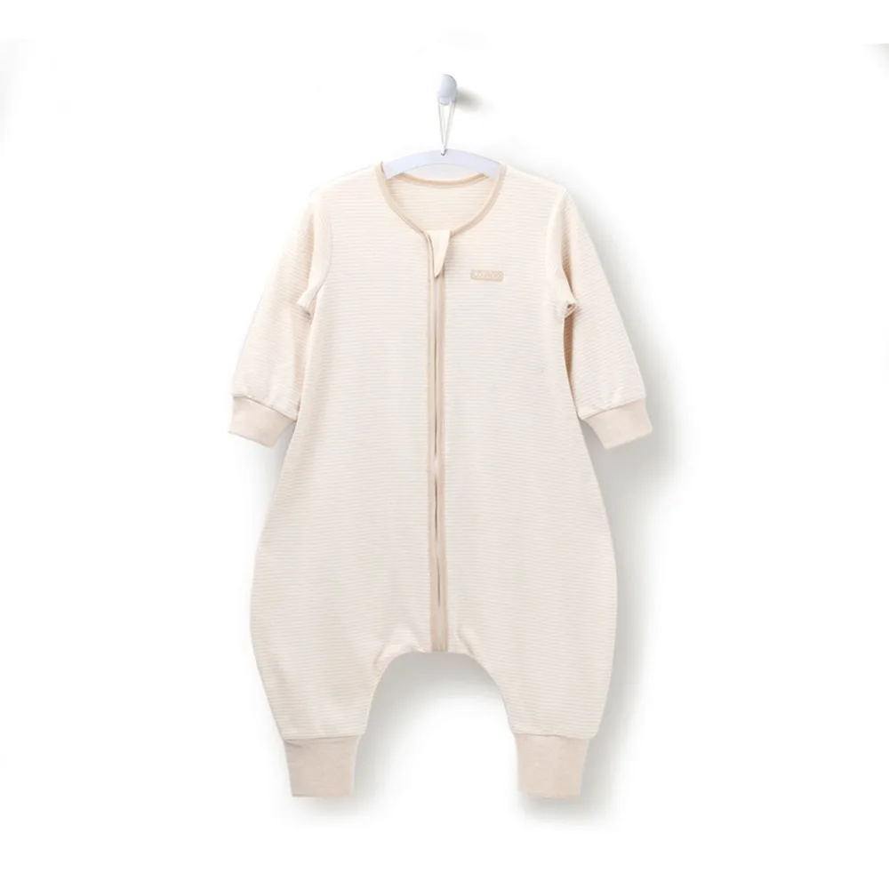 COBROO 100% органический хлопок детские спальный мешок для весна/осень/зима на молнии Пижама для младенцев 9-24 месяцев