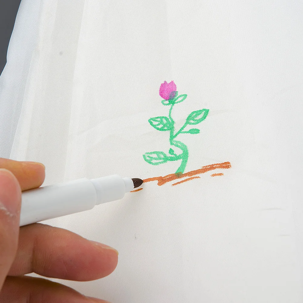 20 цветов набор краски маркеры ткань Перманентный маркер ручка нетоксичный подходит для текстиля
