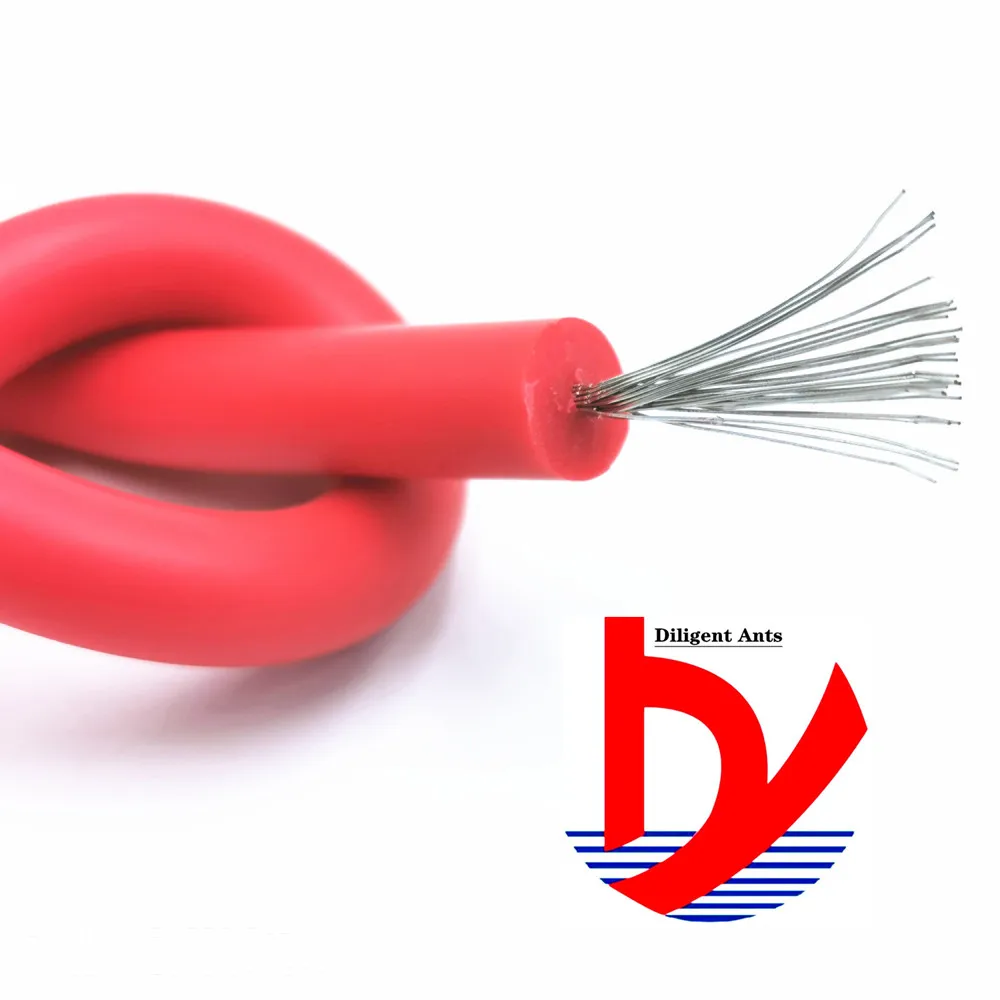Fio e Cabo de Alta Tensão de Silicone Macio Fio e Cabo Antiquebra 25kv 30kv 40kv20awg 18awg 17awg 15awg