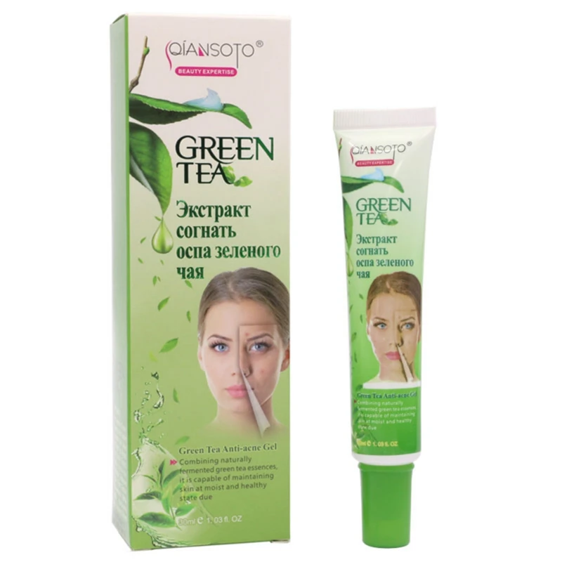 

Acne Green Tea Cream Skin Care Remove Repair Acne Cleaning Cream Comedone Pimple Acne Face Remover Anti Acne Face Skin Care