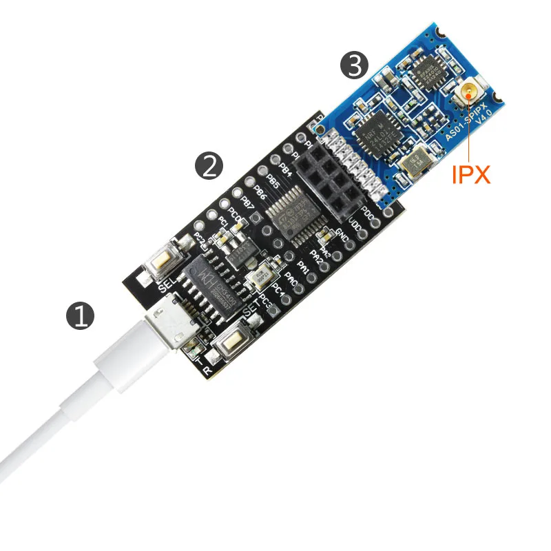 Беспроводные модули 2 4G дальность действия 2000 м NRF24L01 + PA LNA беспроводные