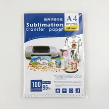 2 упаковки 200 листов A4 Размер сублимационная бумага листы для оптовой продажи