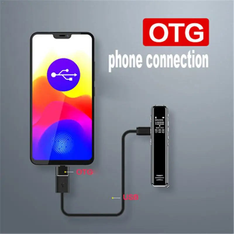 Portable 4G 8G Smart voice recorder OLED Screen Digital Audio Voice Recorder Noise Reduction Long Distance HD Recording Pen