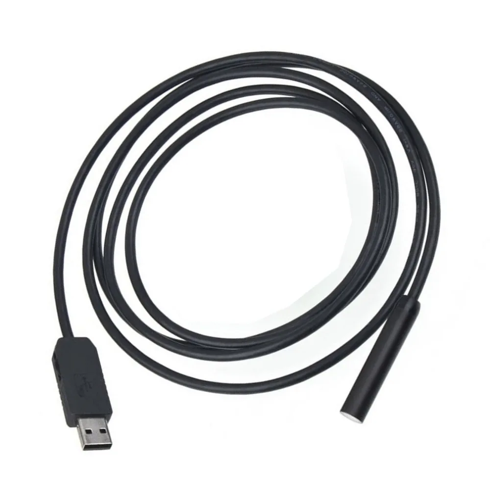 2M 10mm Lens HD 720P CMOS Waterproof USB Endoscope 4 LED Pipe