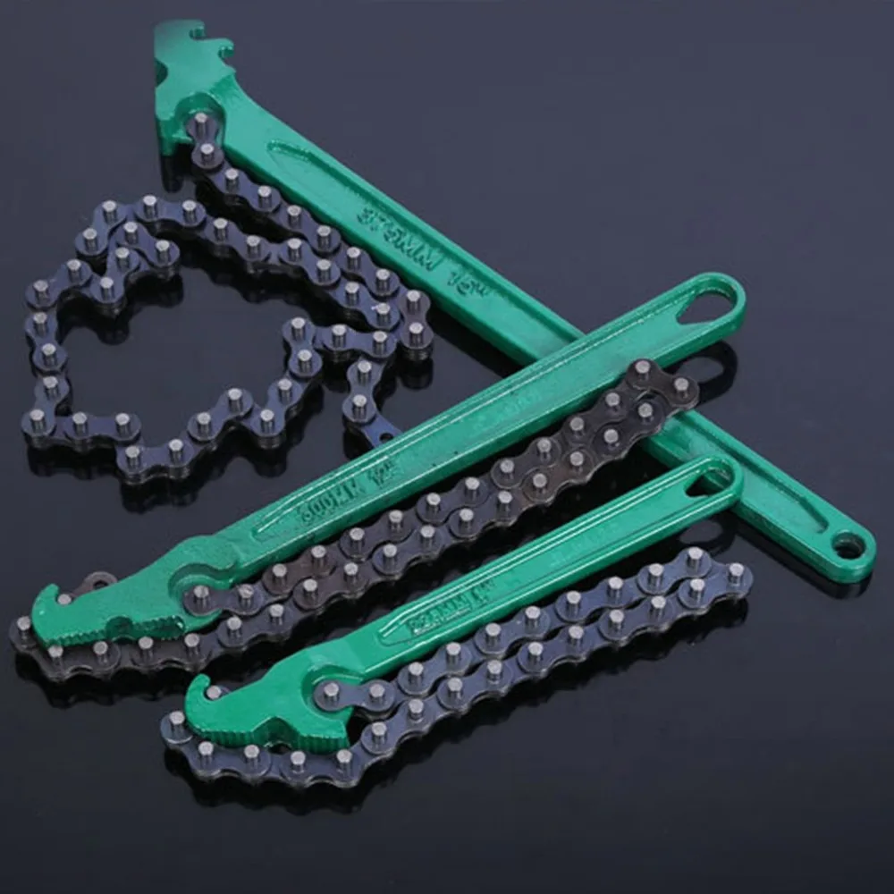Dropshipping Chain Type Oil Filter Wrench Auto Tool Engine Box Spanner Fuel Removal Remover | Инструменты