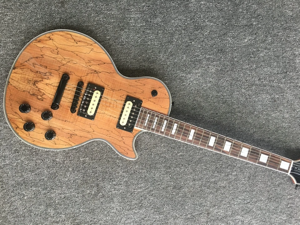 Электрогитара Лидер продаж LP карта прозрачный коричневый LP Custom 6 струн гитары