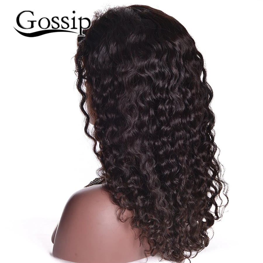 altWater Wave Full Lace Human Hair Wigs For Black Women Brazilian Curly Full Lace Wigs With Baby Hair Lace Front Human Hair Wigs
