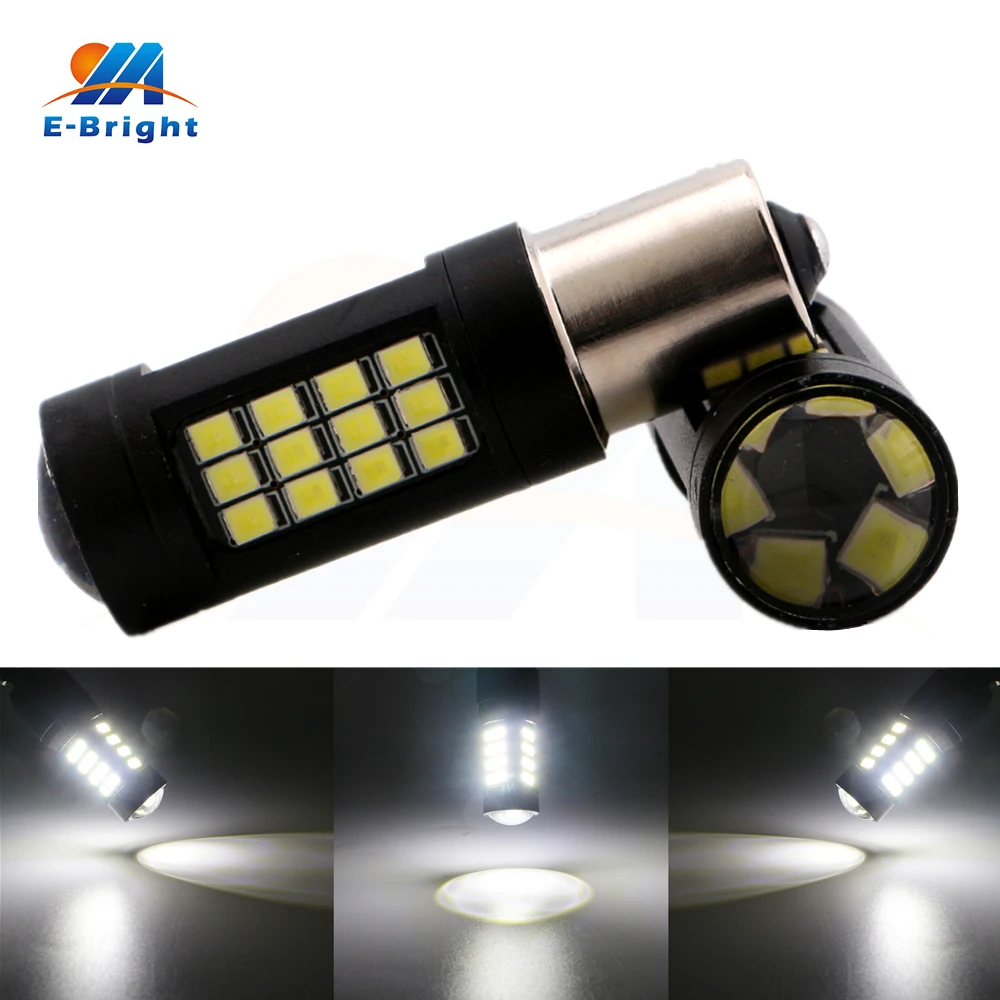 

6pcs 20pcs 50pcs 12V/24V 2835 42 SMD Led Bulbs 1156 BA15S BAU15S 6500K Tail Reverse Turn Lights Indicator Black Free Shippping